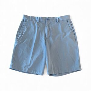Vineyard Vines On The Go Performance Shorts Mens 31 Blue 9" Stretch